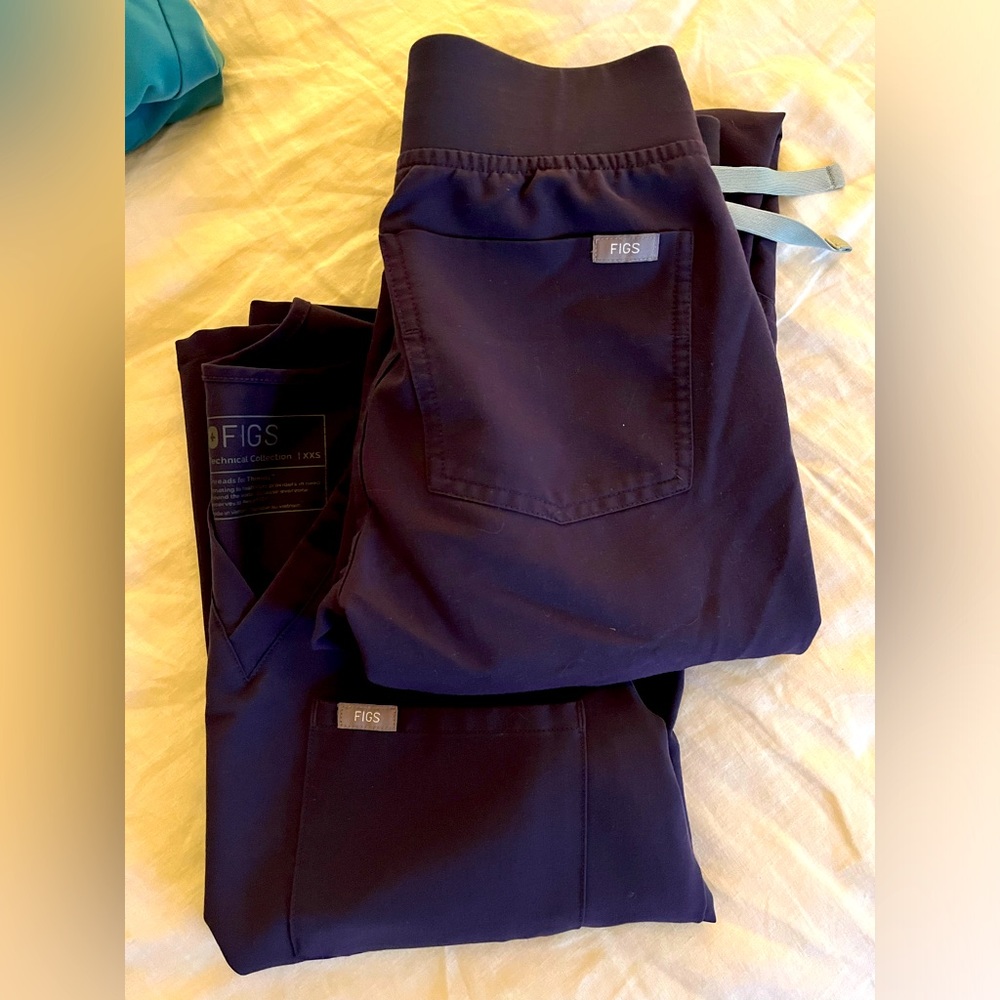 Figs Scrub set XXS in Purple Shadow